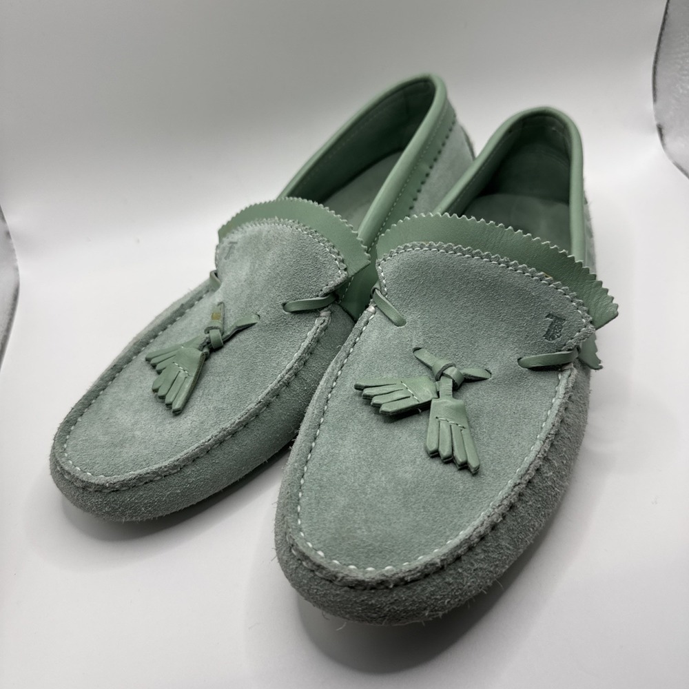 Tod's Size 7 Women's Shoes Mint Green #913